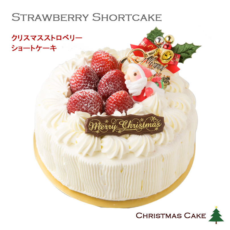 クリスマスストロベリーショートケーキ | 洋菓子店パティスリー・ジュゴン